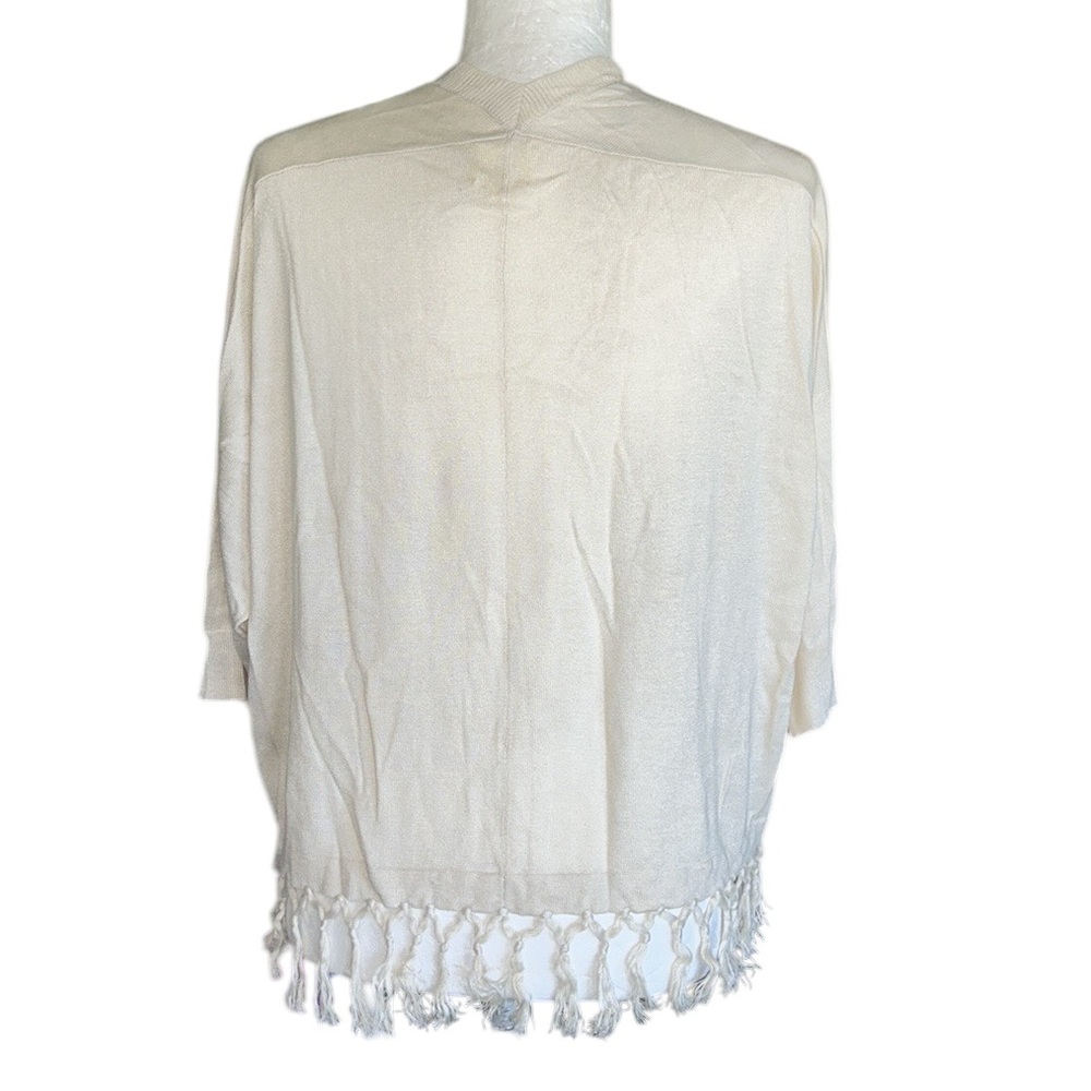 Roberta Roller Rabbit Ivory Silk & Cashmere Fring… - image 6